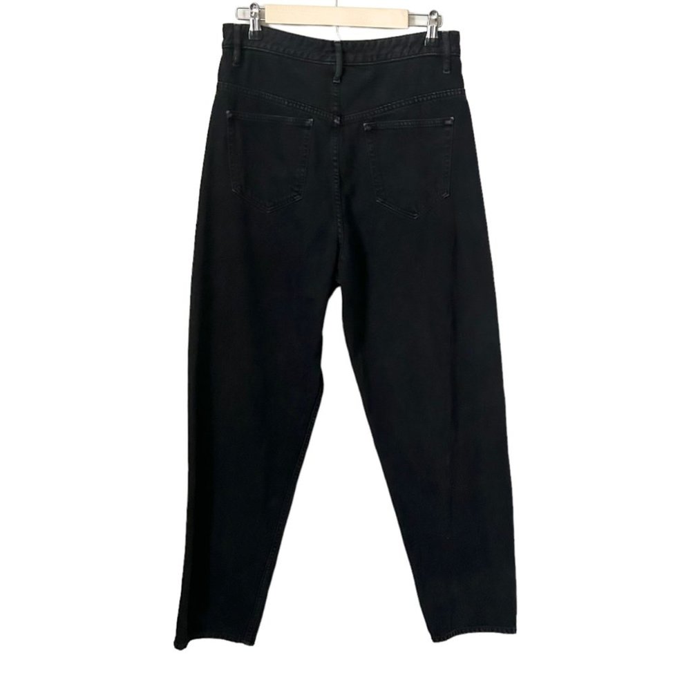 Isabel Marant Etoile Corsy Black High Rise Boyfriend Jeans - Picture 3 of 6